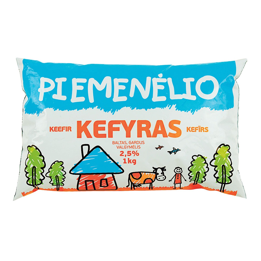 Kefyras PIEMENĖLIO 2.5%  1kg RVN