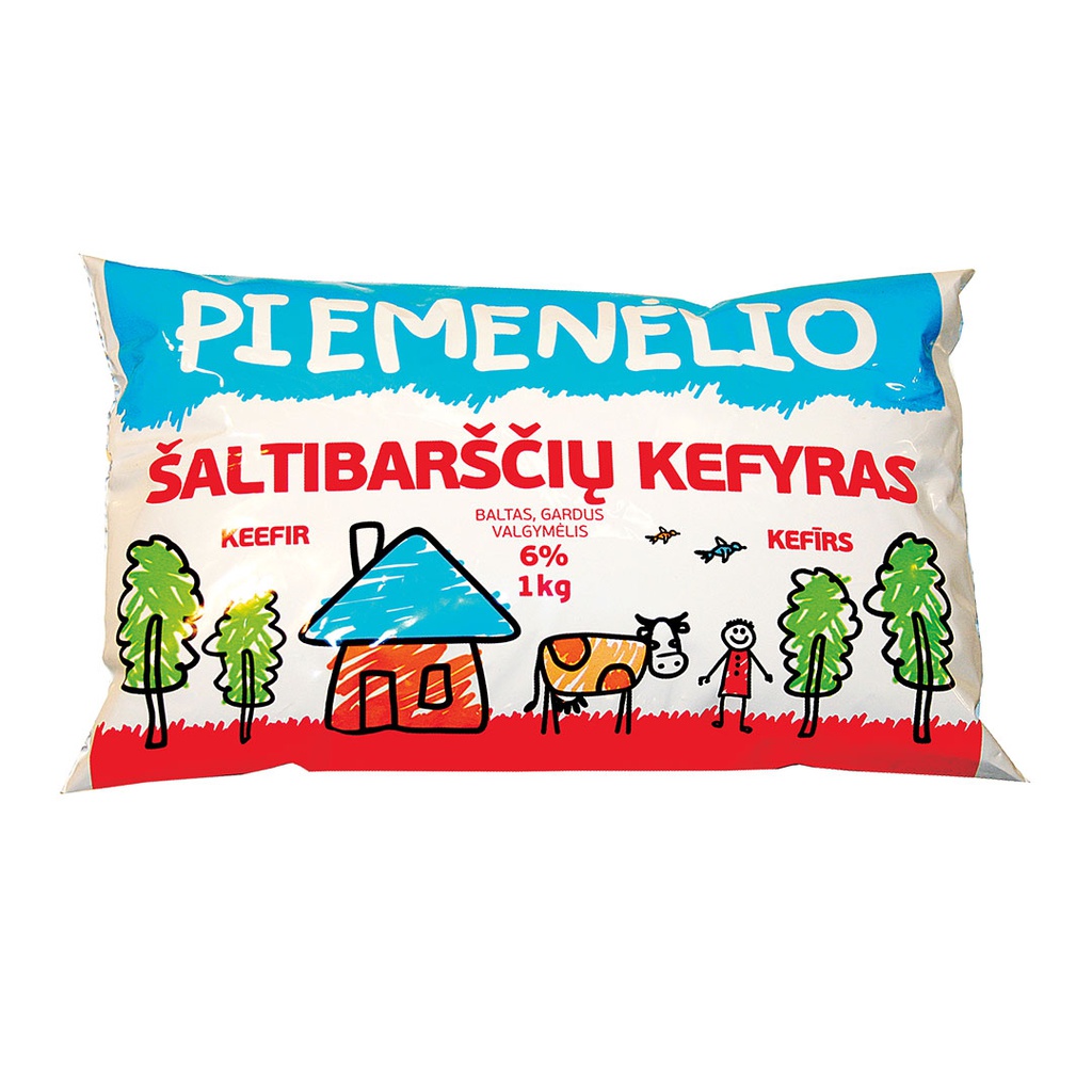 Kefyras PIEMENĖLIO šaltibarščiams 6% 1L RVN