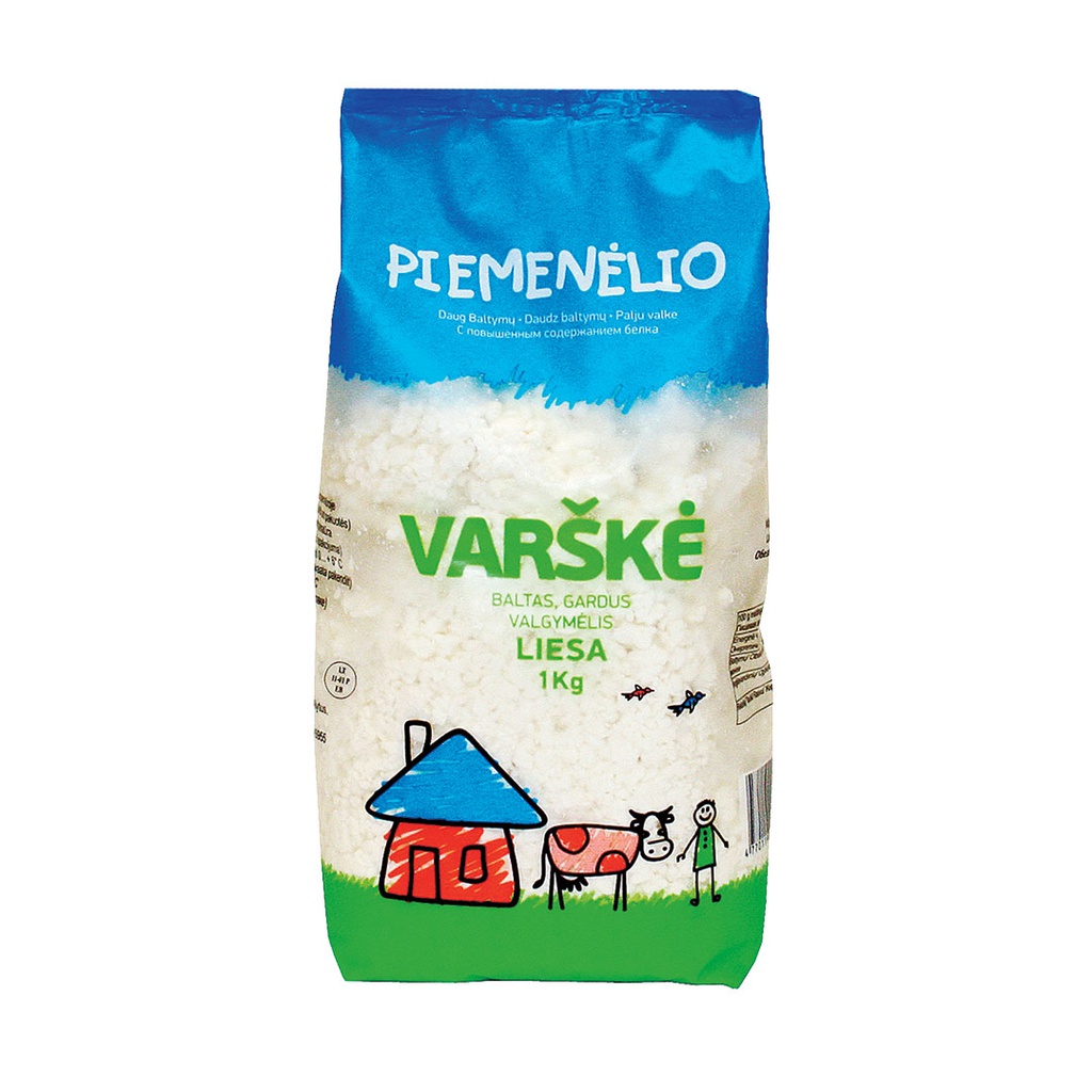 Varškė PIEMENĖLIO liesa biri 1kg RVN