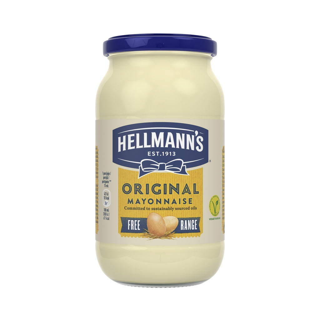 Majonezas HELLMANNS ORIGINAL 405ml/384g. EUG
