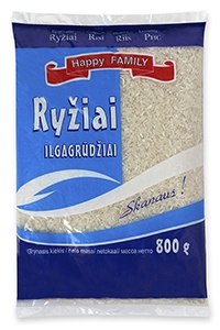Ryžiai* HAPPY Family ilgagrūdžiai 800g
