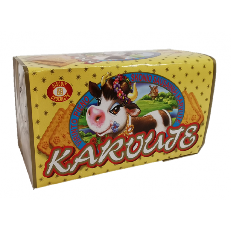 Sausainiai KARVUTĖ sutirštinto pieno skonio 180g