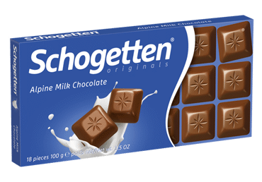 Pieninis šokoladas SCHOGETTEN MILK CHOCOLATE, 100 g