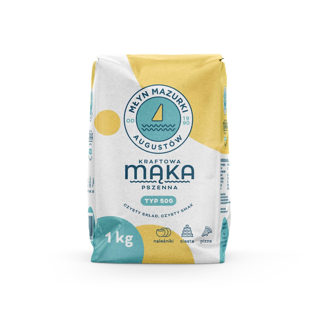 Kvietiniai miltai 550D 1kg. MAZ